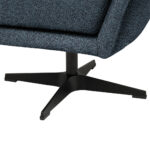 Fauteuil, blauw textiel thumbnail 4