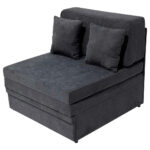 Fauteuil met beenfunctie, grijs textiel thumbnail 3