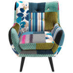 Fauteuil, veelkleurig textiel thumbnail 2