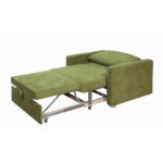 STOEL MET RUG, groen textiel thumbnail 2