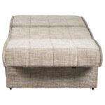 Fauteuil met bed, bruin hout thumbnail 2