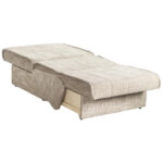 Fauteuil met bed, bruin hout thumbnail 4
