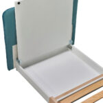 Fauteuil met bed, turquoise textiel thumbnail 4