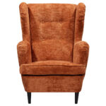 STOEL MET HOOFDSTEUN, terracotta textiel thumbnail 2