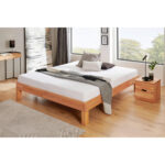 FUTONBED 180 cm x 200 cm, beukenhout (kernhout) thumbnail 1
