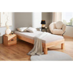 FUTONBED 90 cm x 200 cm, beukenhout (kernhout) thumbnail 1