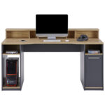 SPELTAFEL materiaal hout antraciet, kleur eiken thumbnail 5