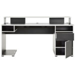 SPELTAFEL houtmateriaal zwart, wit thumbnail 4
