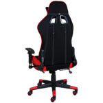 GAMING STOEL metaal, kunststof, textiel rood, zwart thumbnail 3