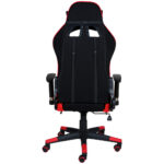 GAMING STOEL metaal, kunststof, textiel rood, zwart thumbnail 4