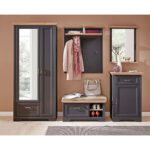 GARDEROBE BANK grafietkleur thumbnail 2