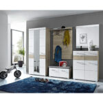GARDEROBEBANK zilver eiken kleur thumbnail 2