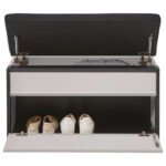 GARDEROBEBANK zwart, beige thumbnail 3