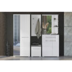 GARDEROBE BANK wit, wit, hoogglans thumbnail 5