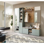 GARDEROBE BANK จพappelgroen, ambachtelijk eiken thumbnail 2