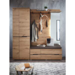 GARDEROBE in grafietkleur, ambachtelijk eikenhout thumbnail 2