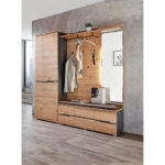 GARDEROBE in grafietkleur, ambachtelijk eikenhout thumbnail 5