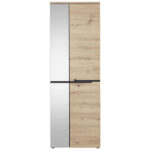 GARDEROBE in grafietkleur, ambachtelijk eikenhout thumbnail 1