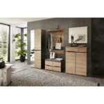 GARDEROBE in grafietkleur, ambachtelijk eikenhout thumbnail 3
