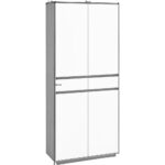 GARDEROBE deels effen wit, eikenkleur thumbnail 4