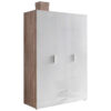 GARDEROBE wit, eikenkleur
