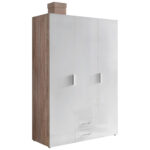 GARDEROBE wit, eikenkleur thumbnail 1