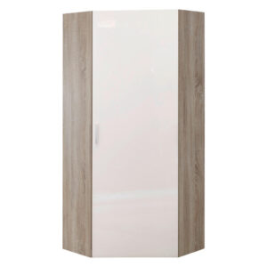 GARDEROBE wit, eikenkleur