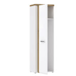 GARDEROBE wit, ambachtelijk eiken, wit, hoogglans thumbnail 2