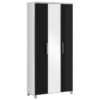 GARDEROBE antraciet, wit