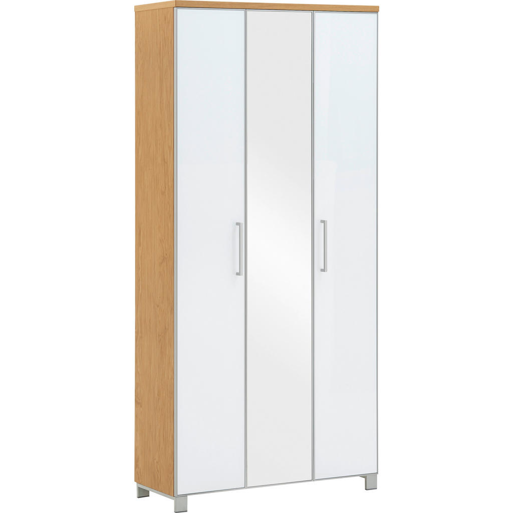 GARDEROBE wit gefineerd, bianco eiken