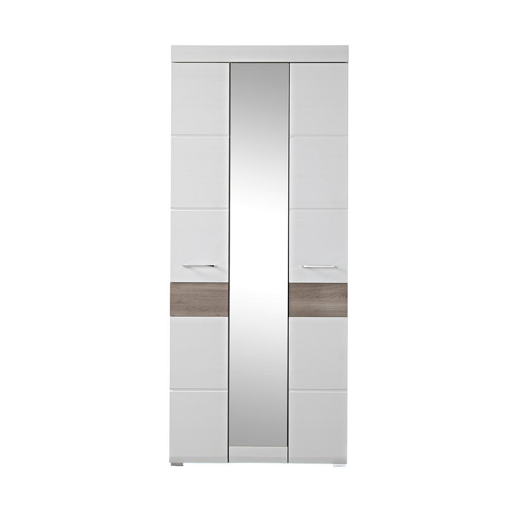 GARDEROBE in de kleur zilver eiken