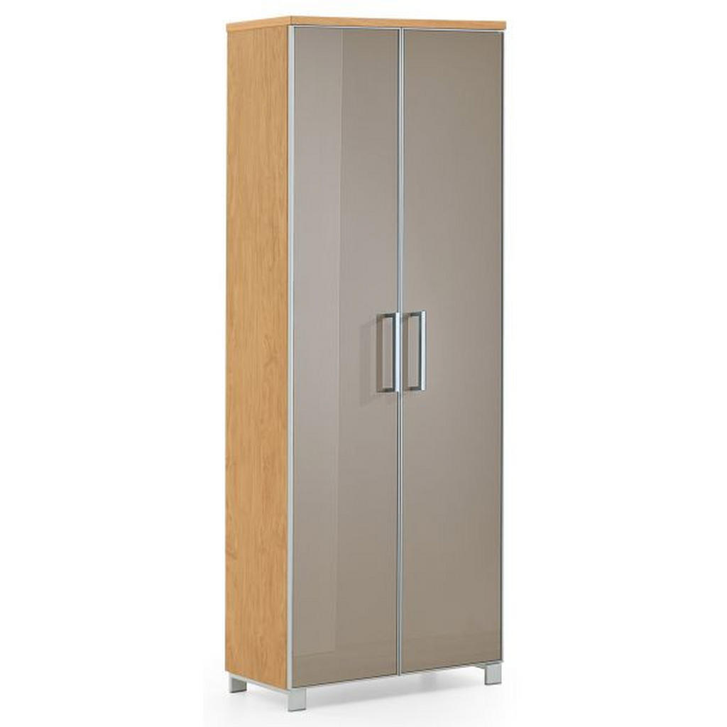 GARDEROBE bruingrijs fineer, eikenkleur