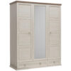 GARDEROBE kleur grenen, lichtgrijs