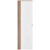 GARDEROBE wit, ambachtelijk eiken