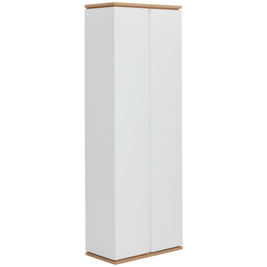 GARDEROBE wit, ambachtelijk eiken