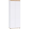 GARDEROBE wit, ambachtelijk eiken