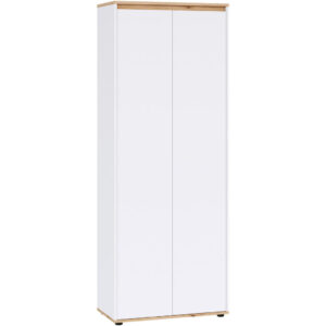 GARDEROBE wit, ambachtelijk eiken