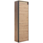 GARDEROBE zwart, ambachtelijk eiken thumbnail 1