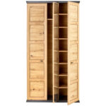 GARDEROBE zwart, ambachtelijk eiken thumbnail 4