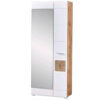 GARDEROBE wit, eikenkleur