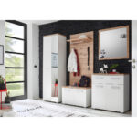 GARDEROBE wit, eikenkleur thumbnail 3