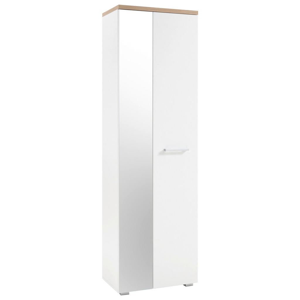 GARDEROBE wit, eikenkleur