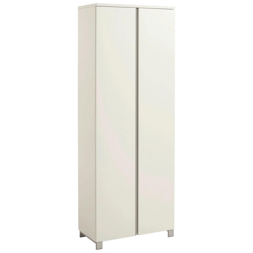 GARDEROBE zilverkleur, wit