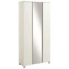 GARDEROBE zilverkleur, wit