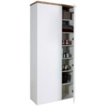 GARDEROBE eikkleur, wit, hoogglans thumbnail 3