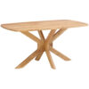 EETTAFEL, massief acacia, acaciakleur