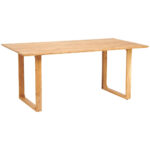 EETTAFEL, volledig massief acacia, acaciakleur thumbnail 1
