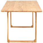 EETTAFEL, volledig massief acacia, acaciakleur thumbnail 5