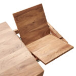 EETTAFEL, volledig massief acacia, acaciakleur thumbnail 3