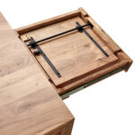 EETTAFEL, volledig massief acacia, acaciakleur thumbnail 5